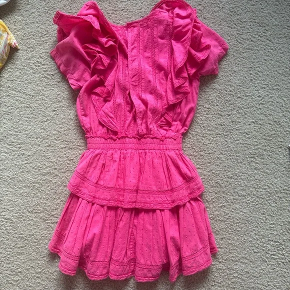 LoveShackFancy Hot pink Natasha dress - Picture 3 of 3